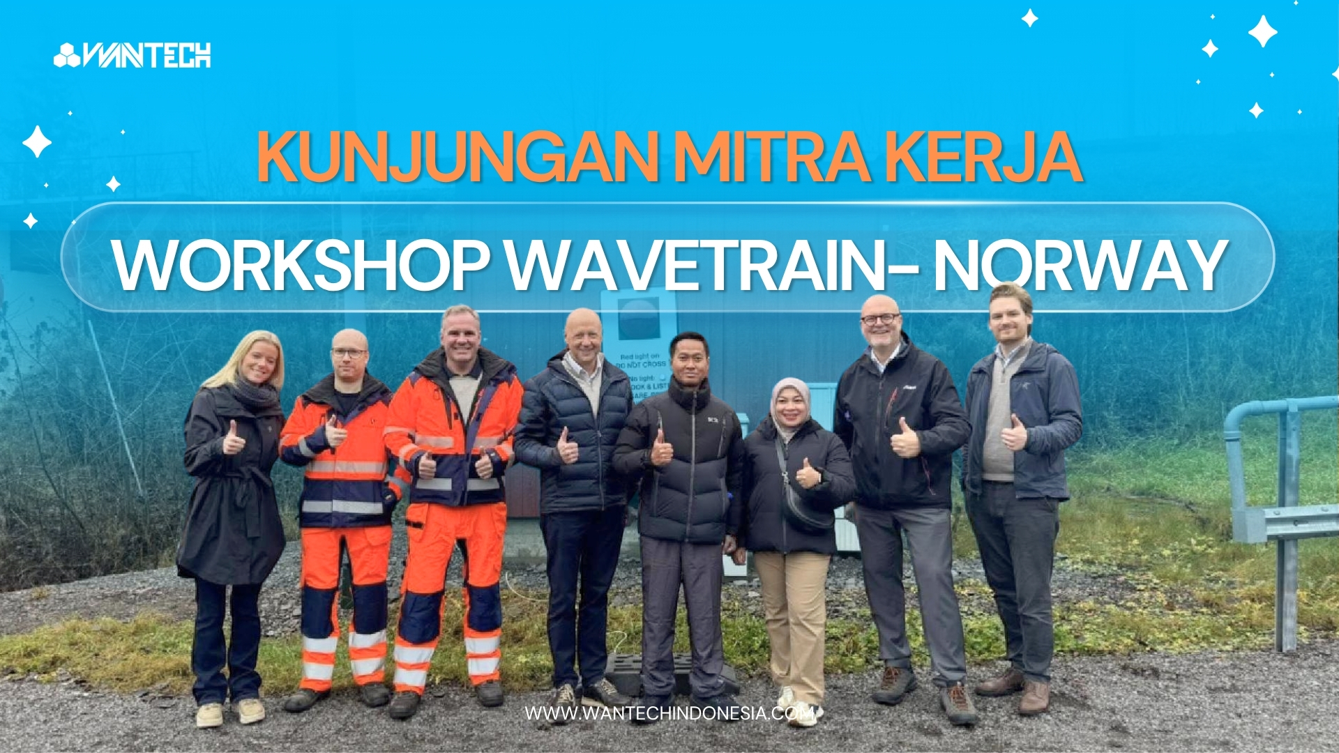 Wantech Indonesia Kunjungi Wavetrain System di Norwegia